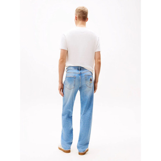 Tommy Hilfiger Ανδρικό παντελόνι Crest Embroidery Loose Jeans
